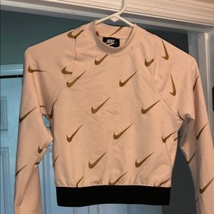 Nike long sleeve crop top